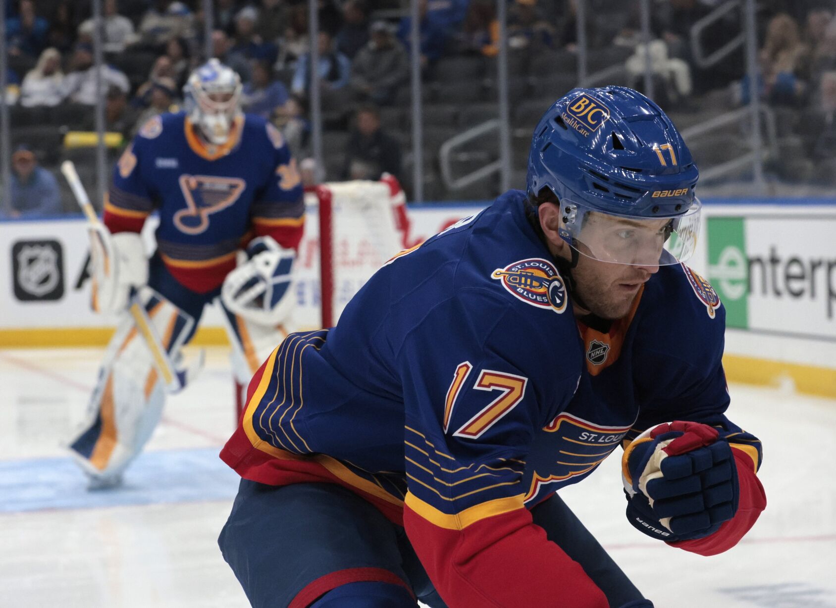 St. Louis Blues host New York Rangers